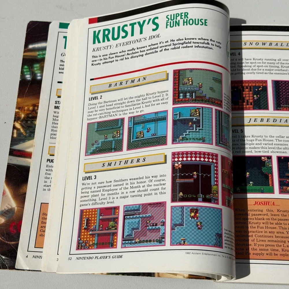 Nintendo Top Secret Passwords Players Guide 1992 NES SNES Game Boy Vintage Book